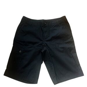 Liz Claiborne Women's Black Bermuda Shorts
